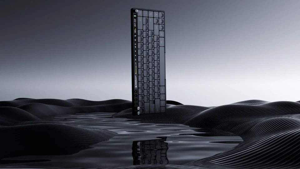 Mono Keyboard CGI render
